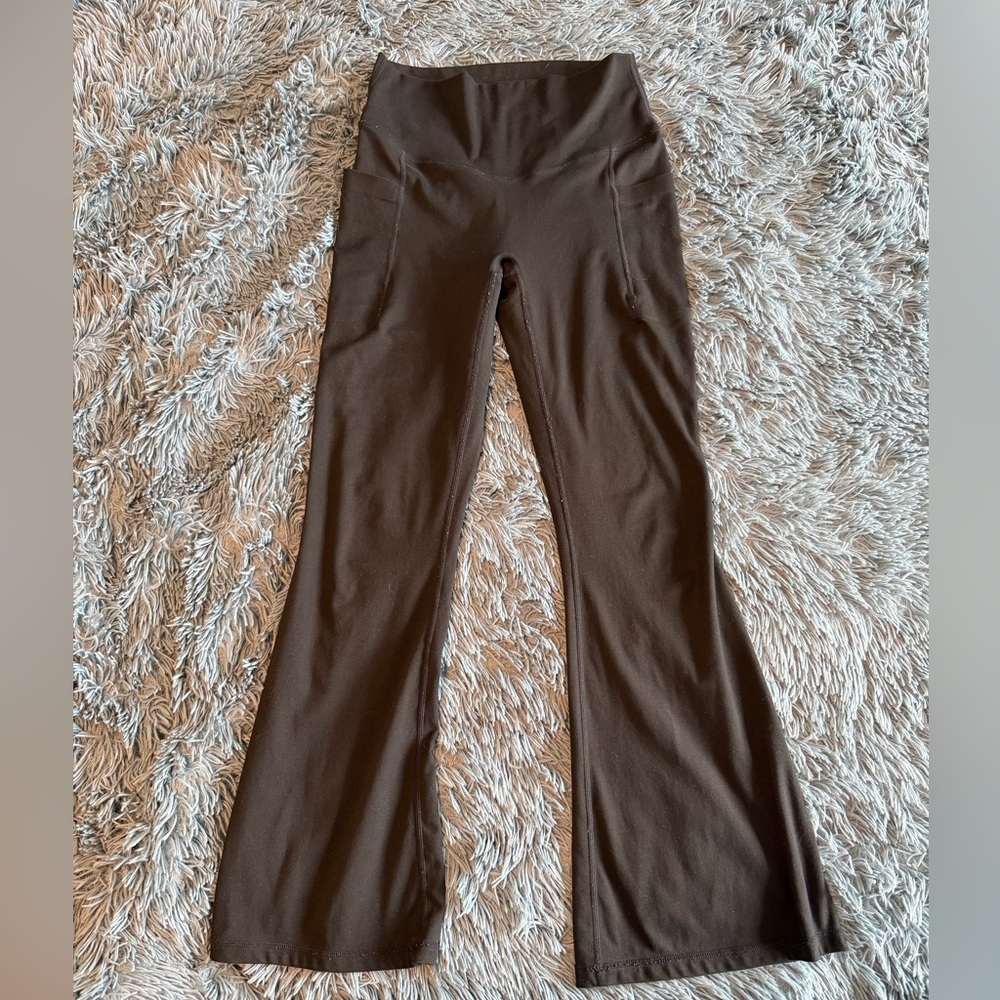 POPFLEX Supersculpt™ Flared Legging with Pockets - Black